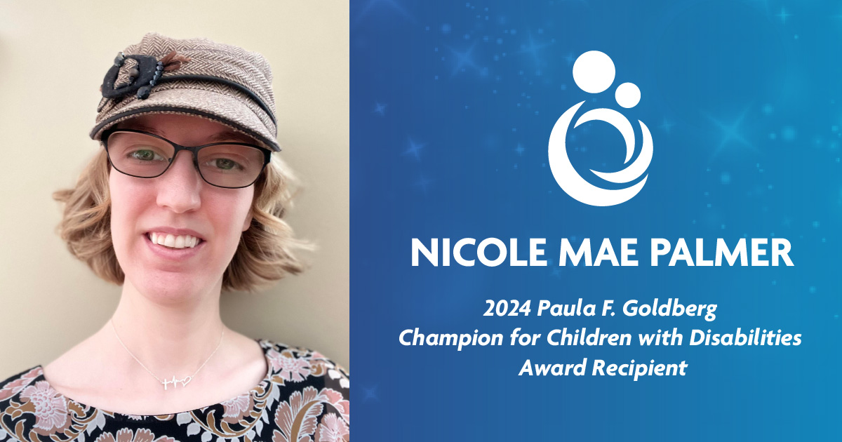 Paula F. Goldberg Champion for Children with Disabilities Award - PACER ...