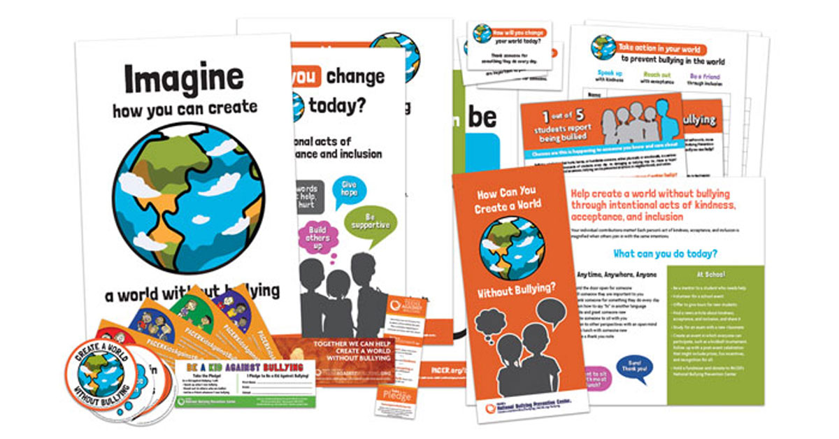 Create A World Without Bullying Event Kit National Bullying Prevention Center